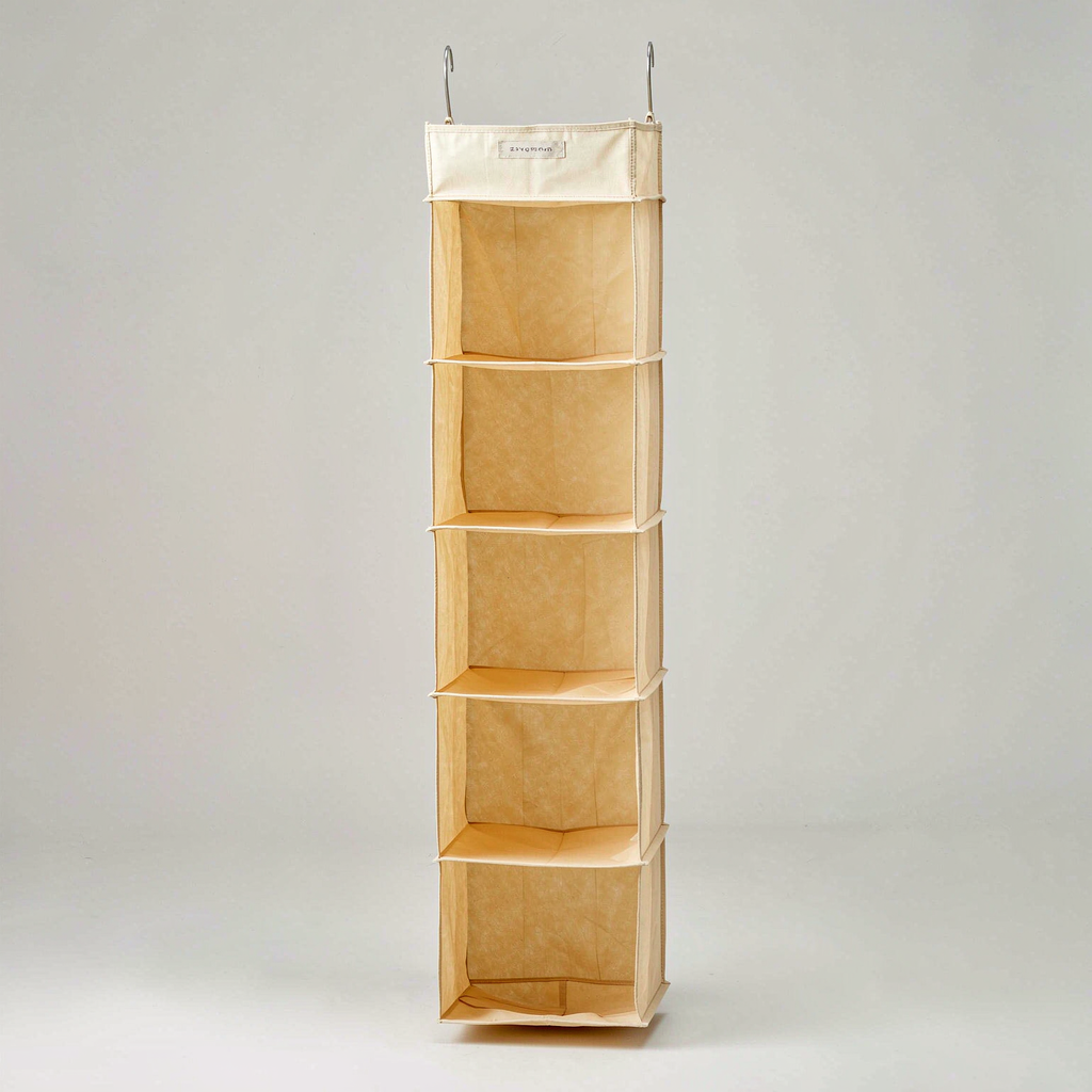 zavqerom 6-Shelf Hanging Closet Organizer — Vertical Wardrobe Storage